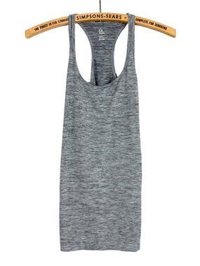 GAP Fit Womens Athletic Yoga Tank Top Heather Grey XS